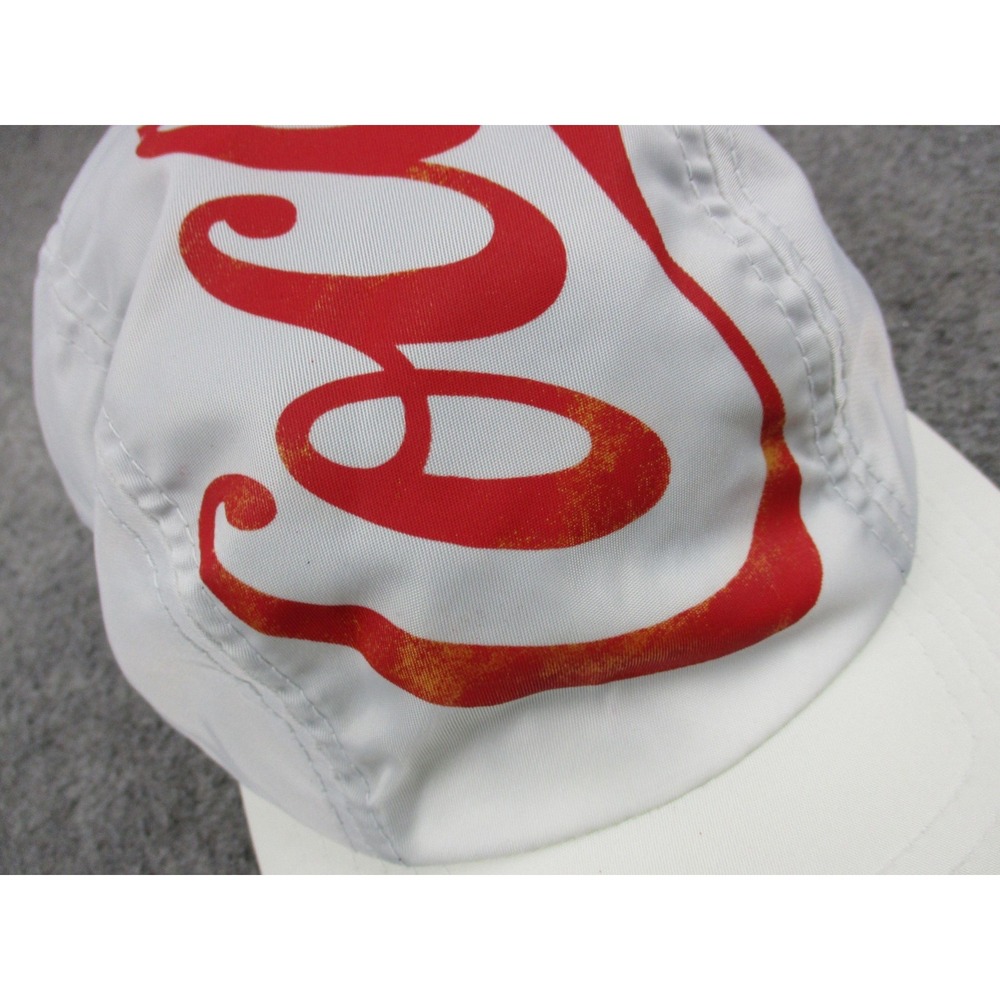 KITH Hat Cap Strap Back Mens White Red Coca Cola Mitchell Ness Panel Nylon - Picture 4 of 16